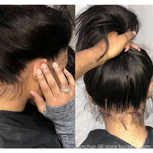 Hd Full 360 Lace Frontal Wig Raw Brazilian Virgin Body Wave Human Hair Transparent Lace Front Wig Natural Human Hair Wig Vendor